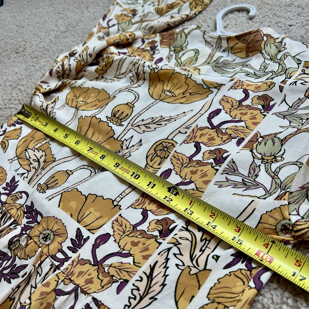 NWT! Maaji  Floral Spring Garden  3/4 Sleeves Short Swim Cover Up‎ Size M - Picture 5 of 10